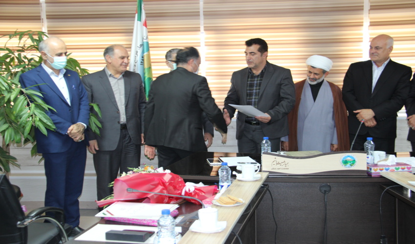 آئین تکریم  و معارفه سرپرست دفتر جنگلداری و اموربهره برداری 