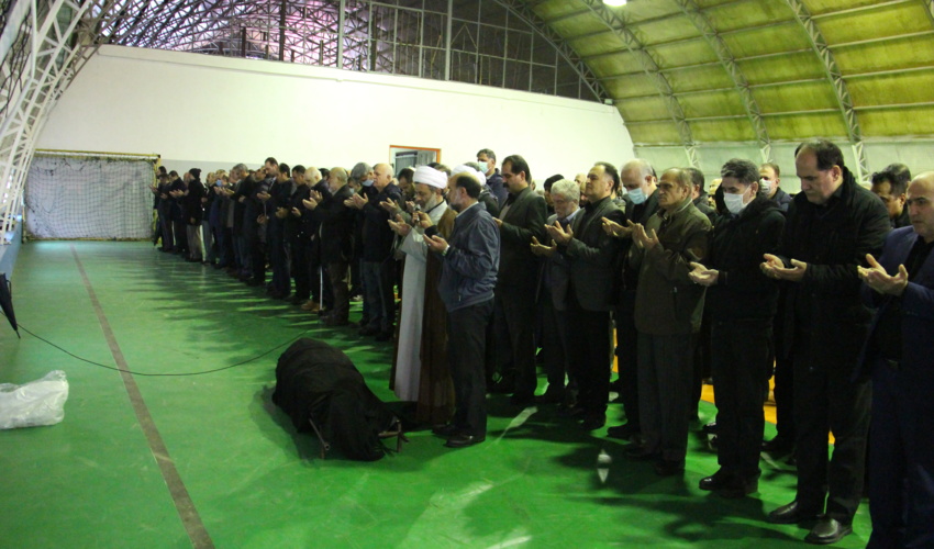 مراسم وداع با پیکر قائم مقام فقید معاونت امور جنگل 